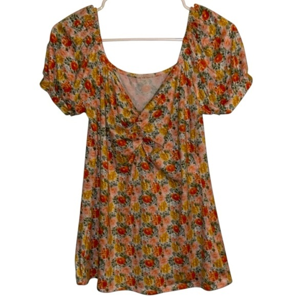 🌹LES AMIS FLORAL TOP - Picture 1 of 4